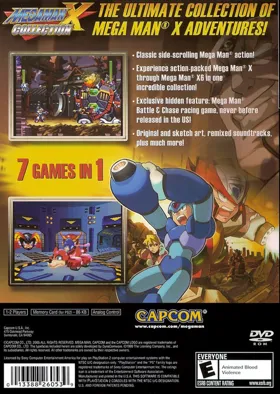 Mega Man X Collection box cover back